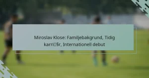 Miroslav Klose: Familjebakgrund, Tidig karriär, Internationell debut